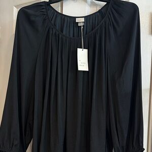 A New Day Women's Elegant Black Blouse XXL